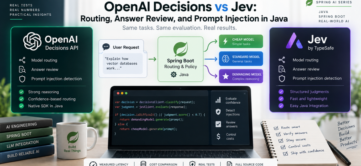 OpenAI Decisions vs Jev: Routing, Answer Review, and Prompt Injection in Java